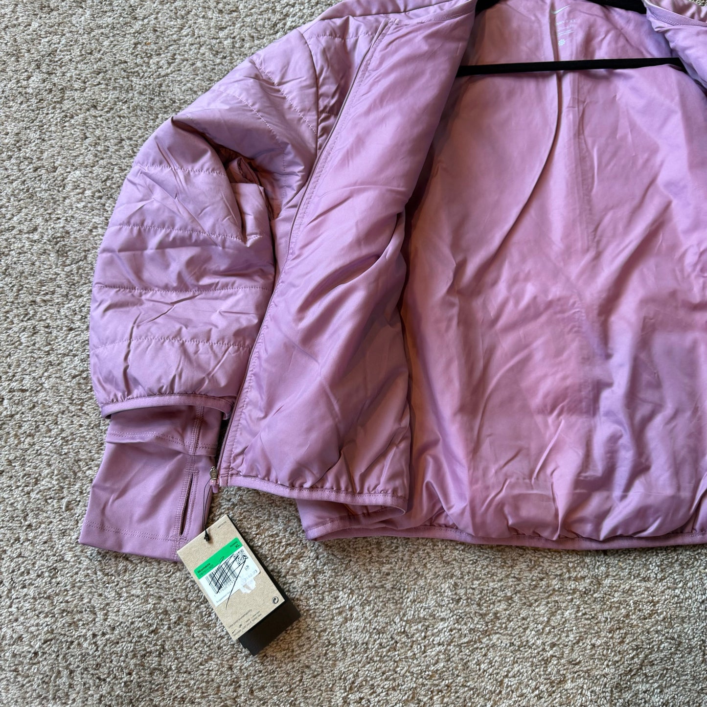 Nike Therma-FIT Swift Running Jacket in Pink - Size XL