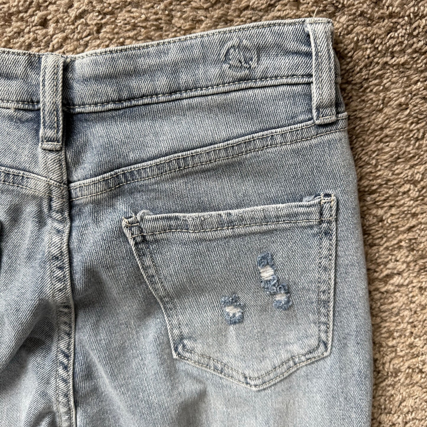 People Together Consuming Less Straight Leg Jeans - Size 25