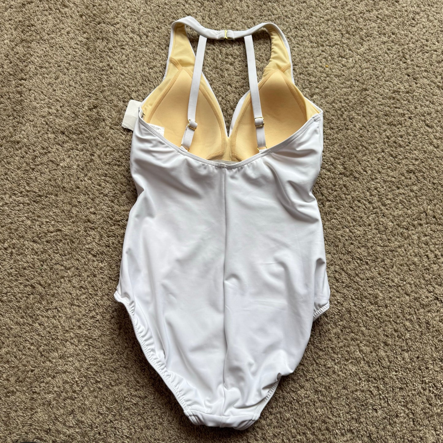 Miraclesuit Halter One Piece in White - Size 10