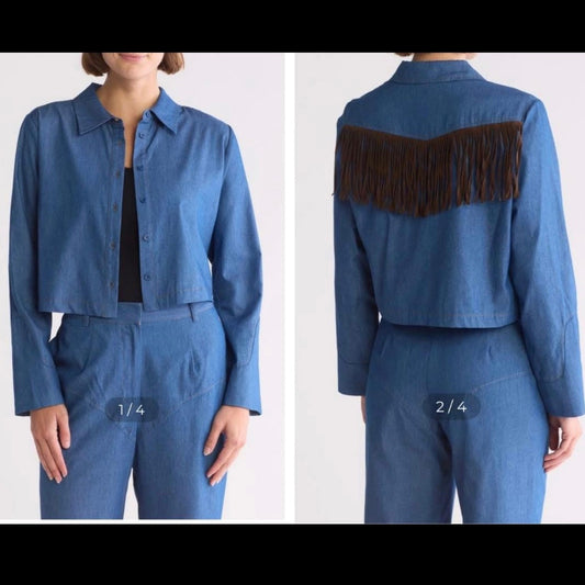 19 Cooper chambray top - small