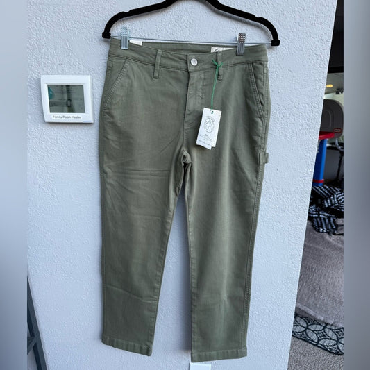 Green Straight Leg Pants - Size 29