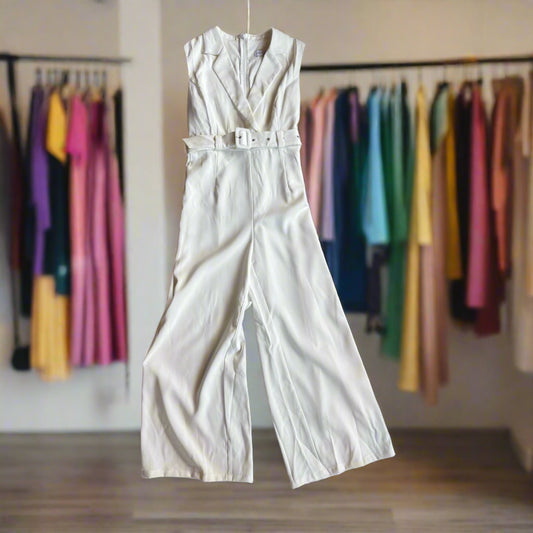 Petal & Pup Belted Jumpsuit - Size Large