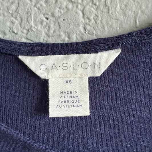 Caslon Navy Blue Tank - Size XS