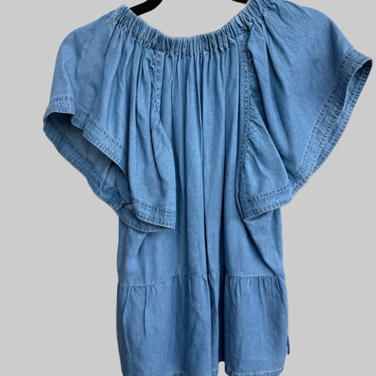 Joe's Jeans Chambray Women's Top inn Blue Denim - Size XS