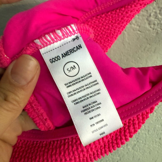 Pink Textured Women's Bralette Size Small/Medium