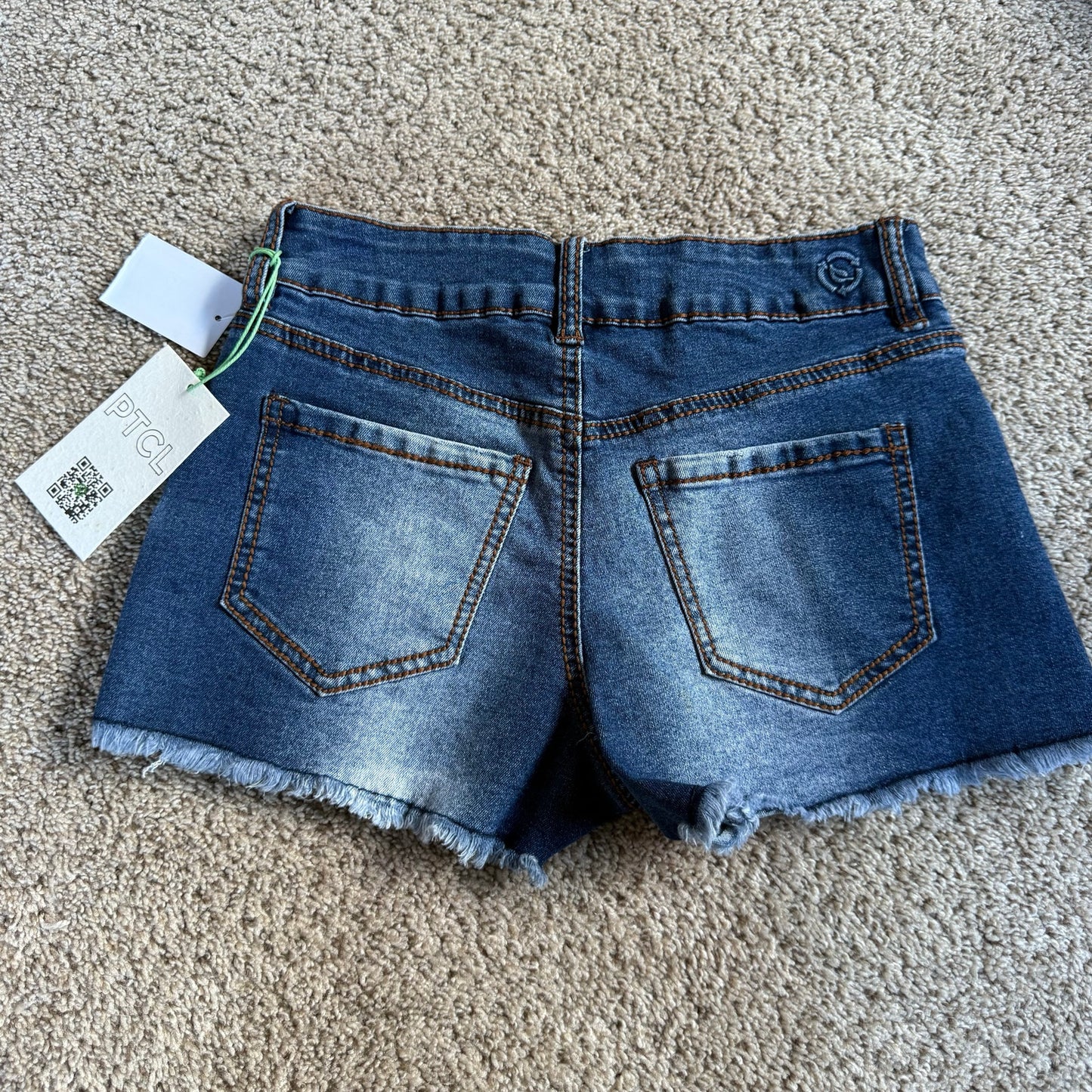 PTCL Stitched Denim Cutoff Shorts - Size 26