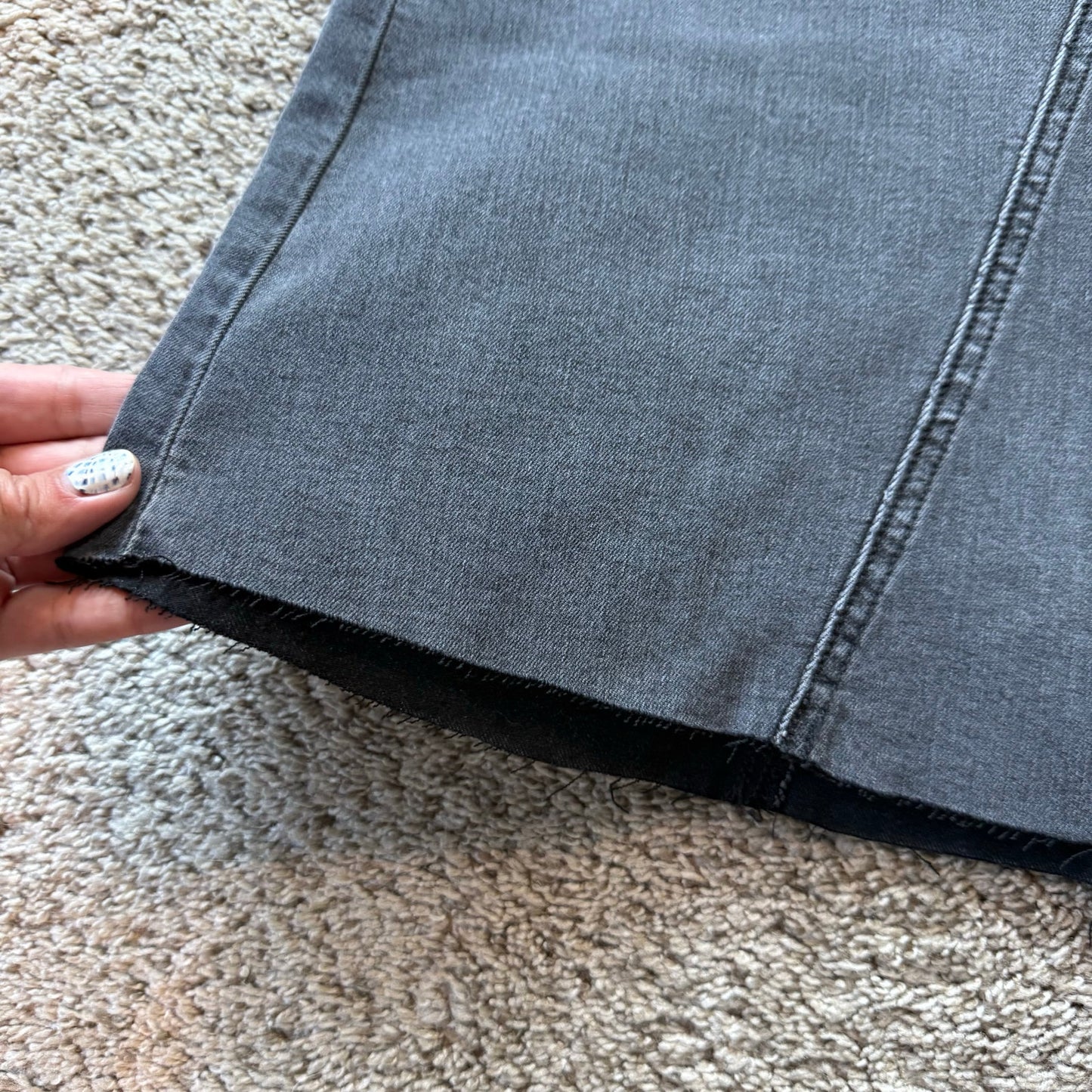 Joe's Jeans Gray Denim Skirt - Size 23