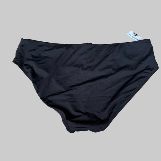 Black Bikini Bottom by Sea Level Swim - Size 14