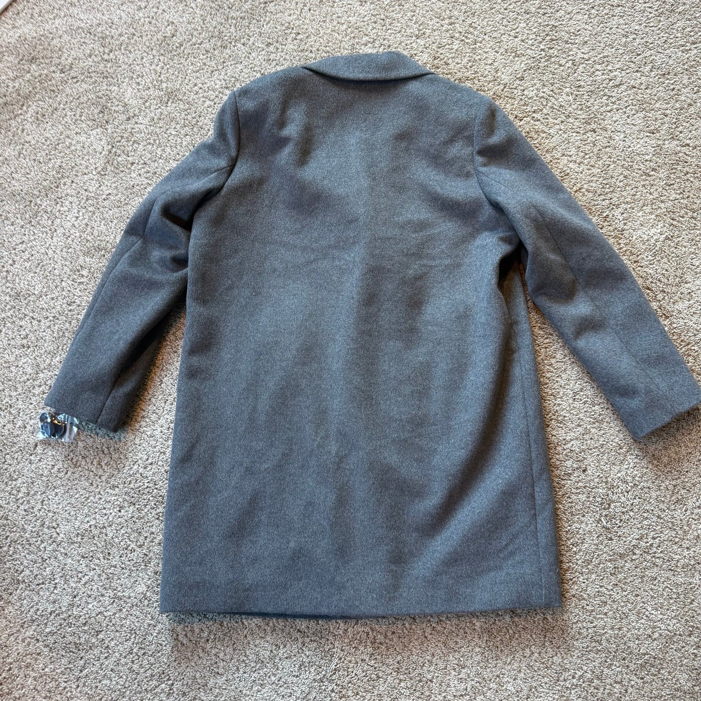 Sam Edelman Wool Blend Coat in Gray - Size XL