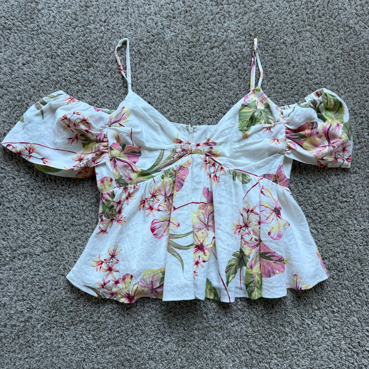 WAYF Floral Top - Large