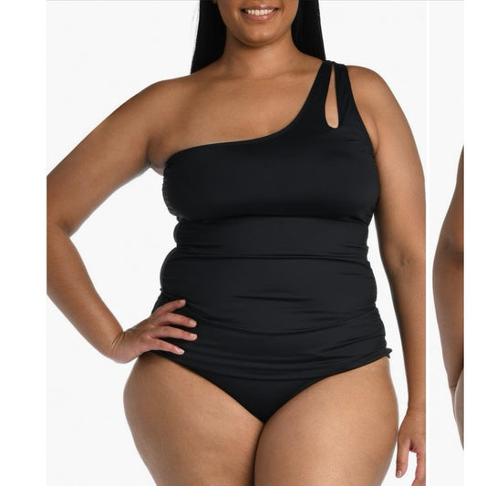 La Blanca Tank Swim Top - Size 16