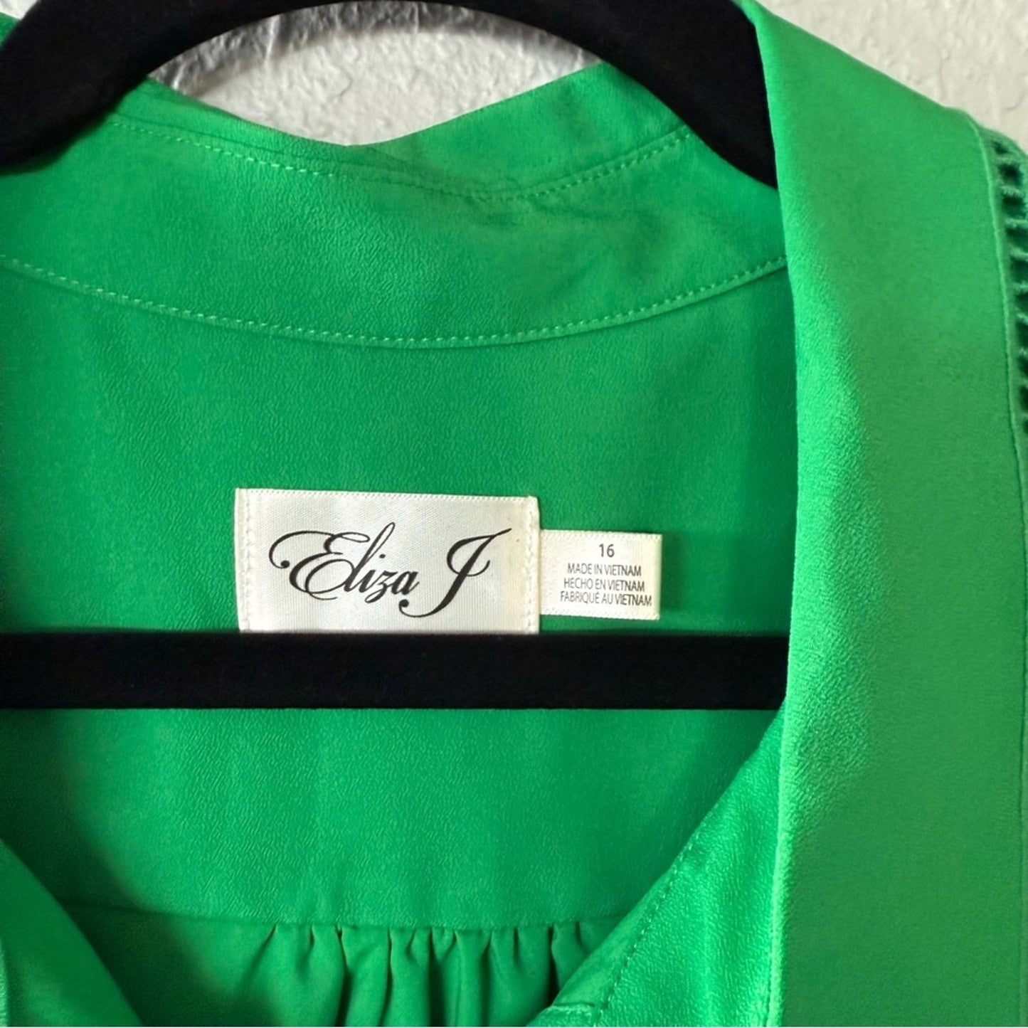 Eliza J Sleeveless Dress - Green - Size 16