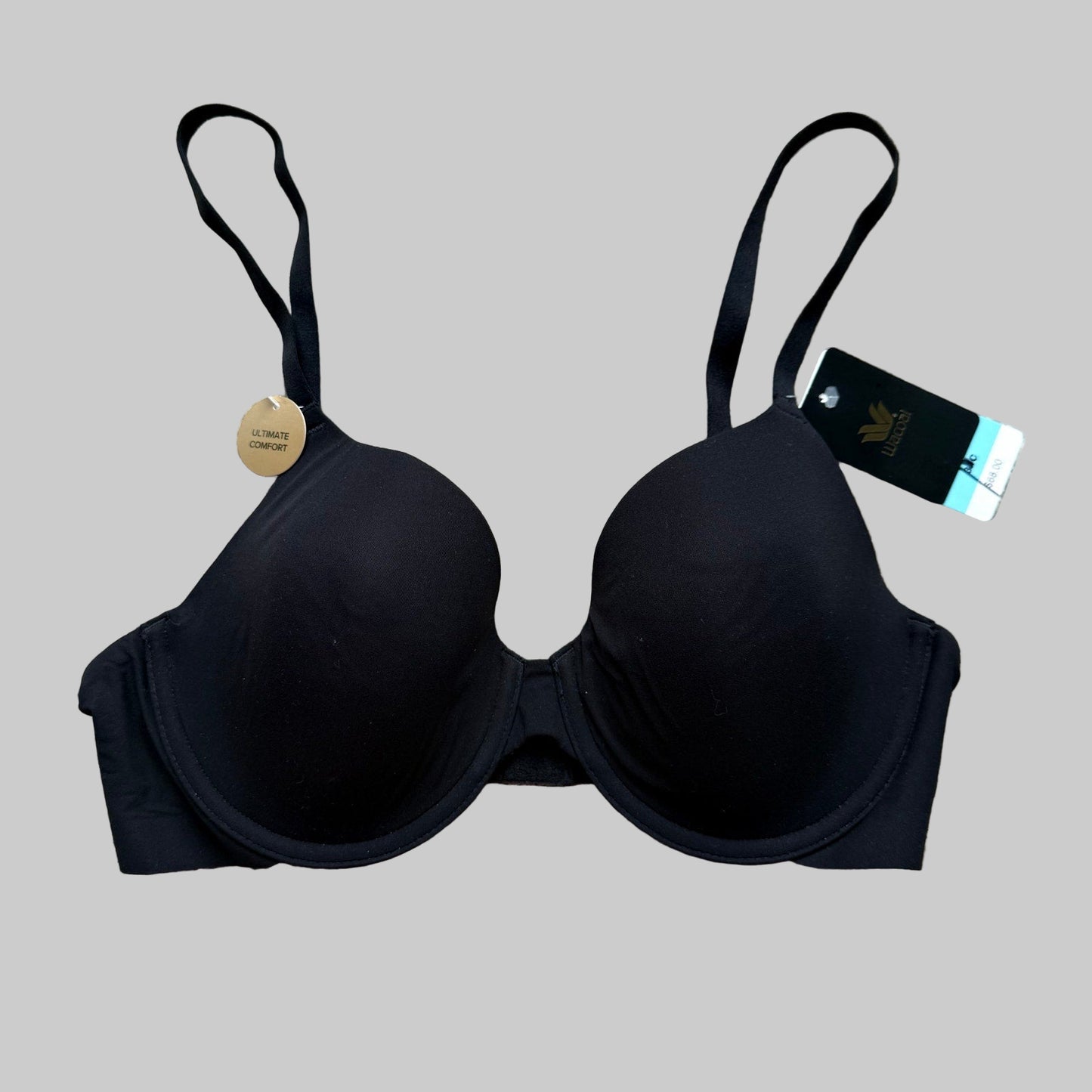 Wacoal T-Shirt Black Bra - Size 34C