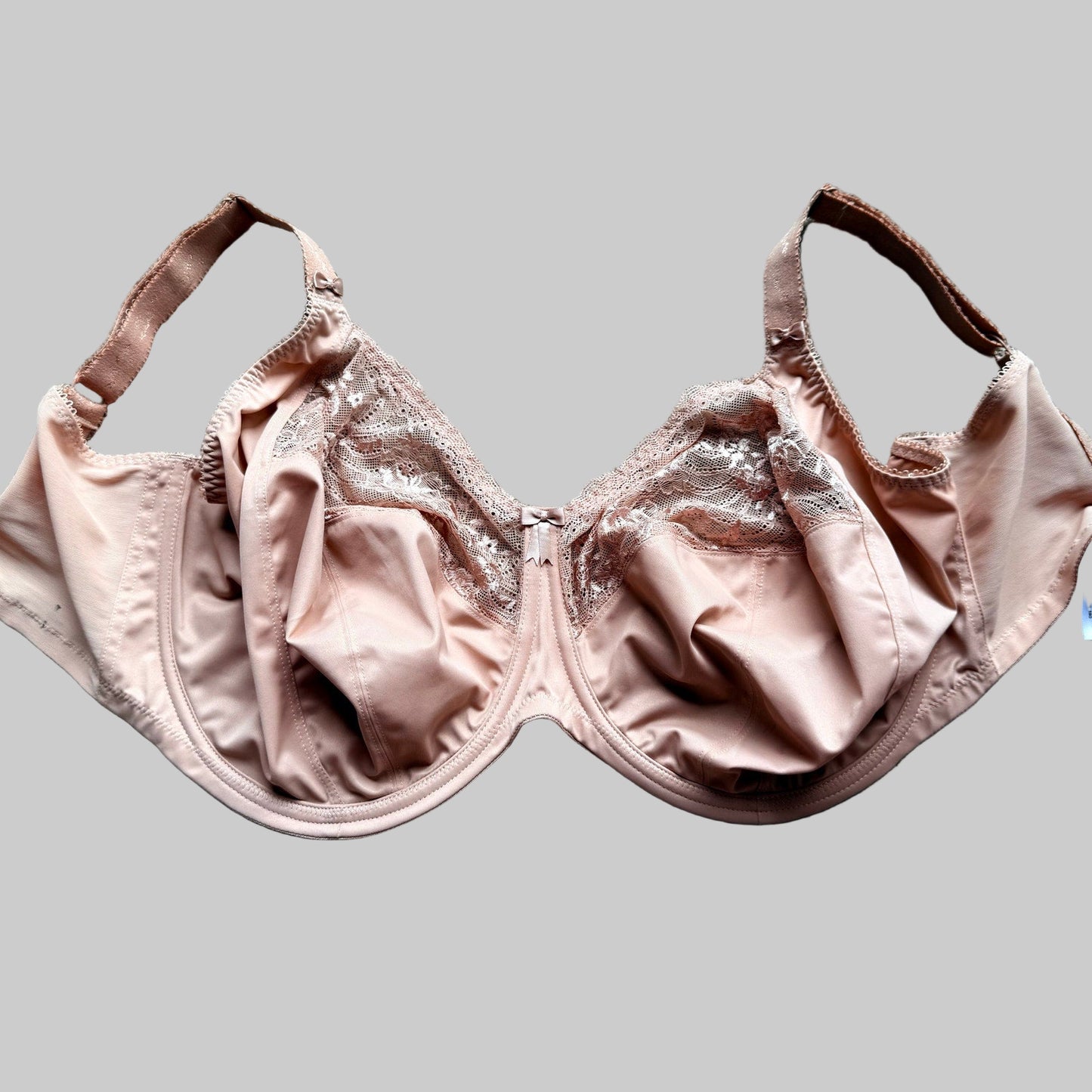 Elomi Beige Underwire Bra - Size 38O - *PI