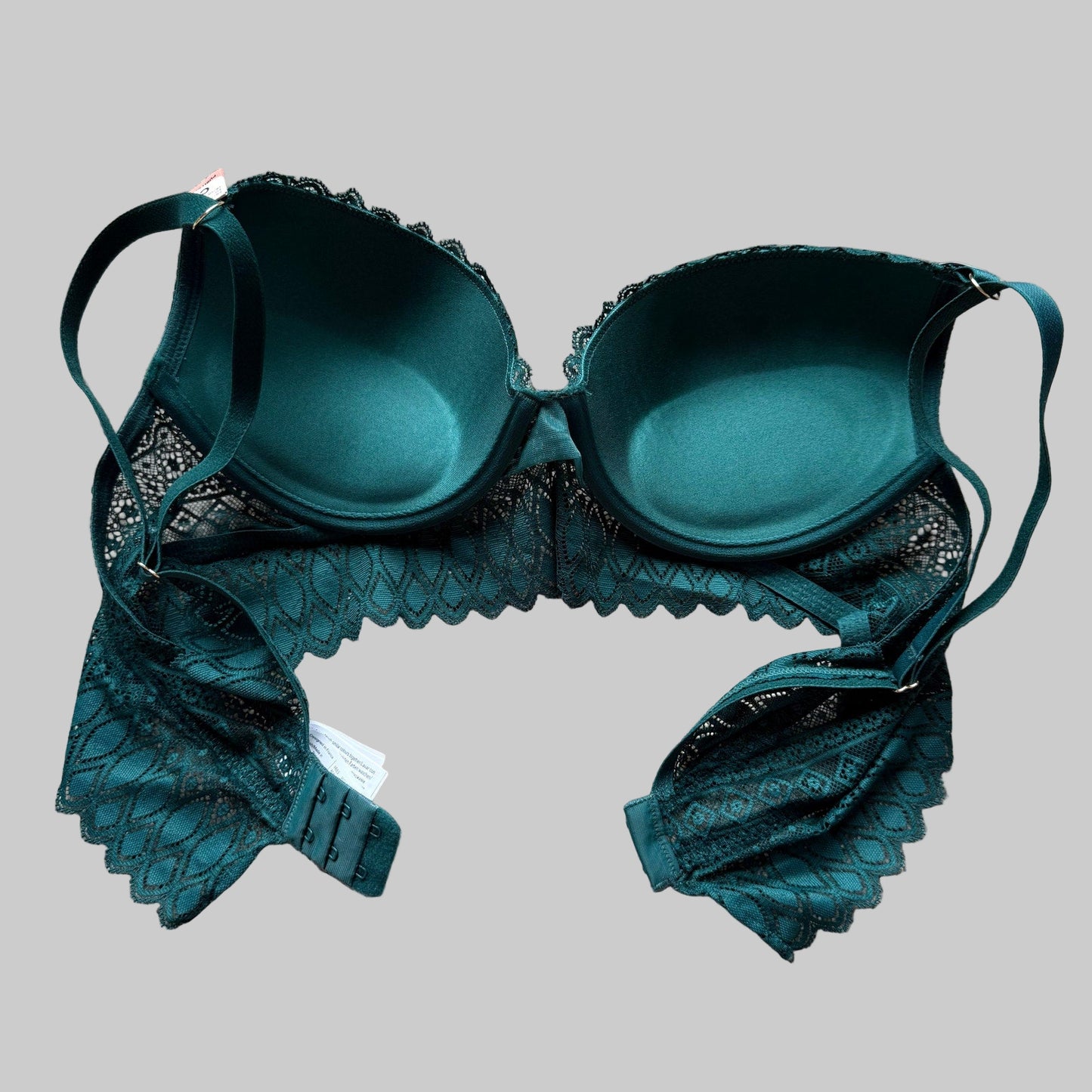 Etam Emerald Green Push Up Bra - Size 36C