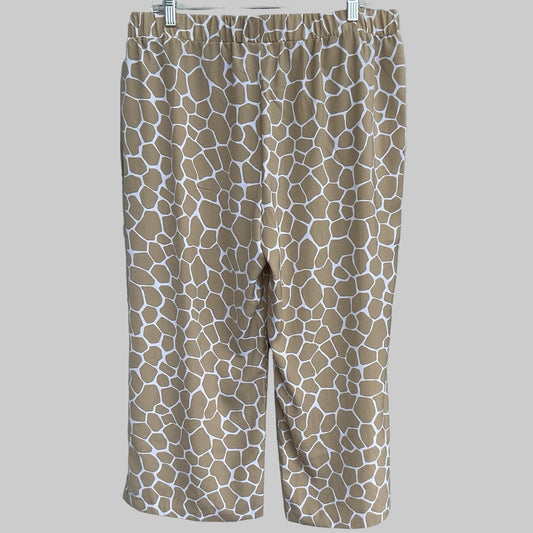 Michael Kors Giraffe Print - Wide Leg - Large - NWOT