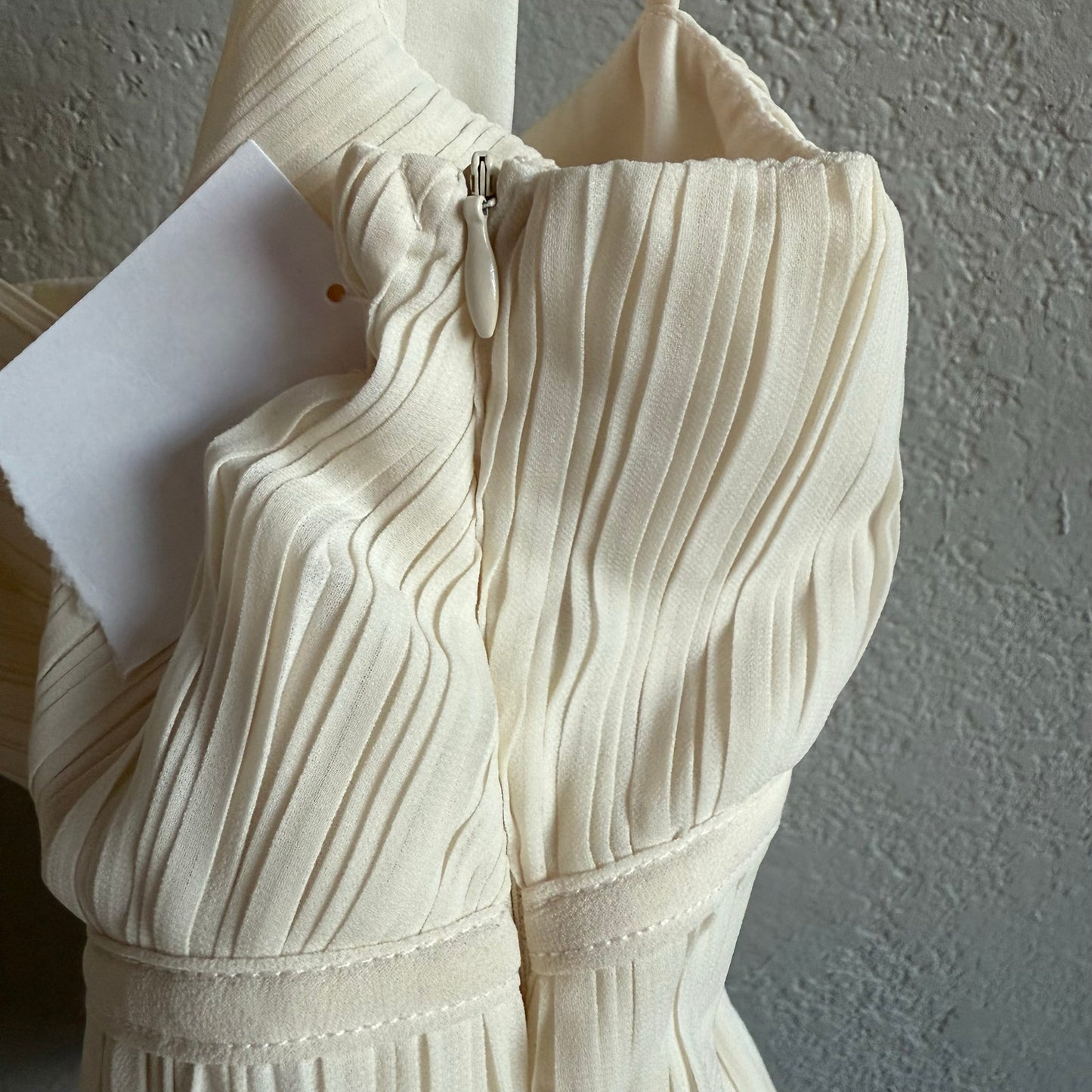 All In Favor Cream Pleated Camisole - XL