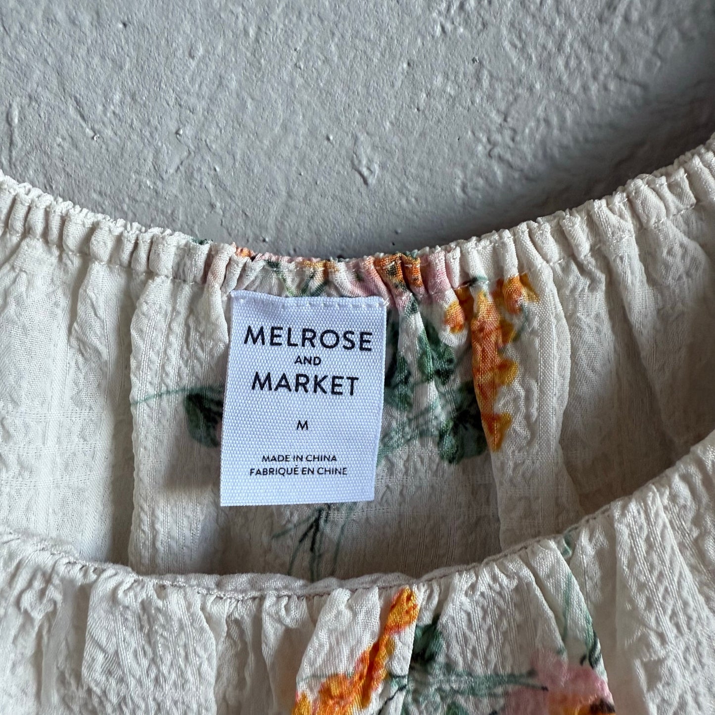 Melrose and Market Floral Top - Medium