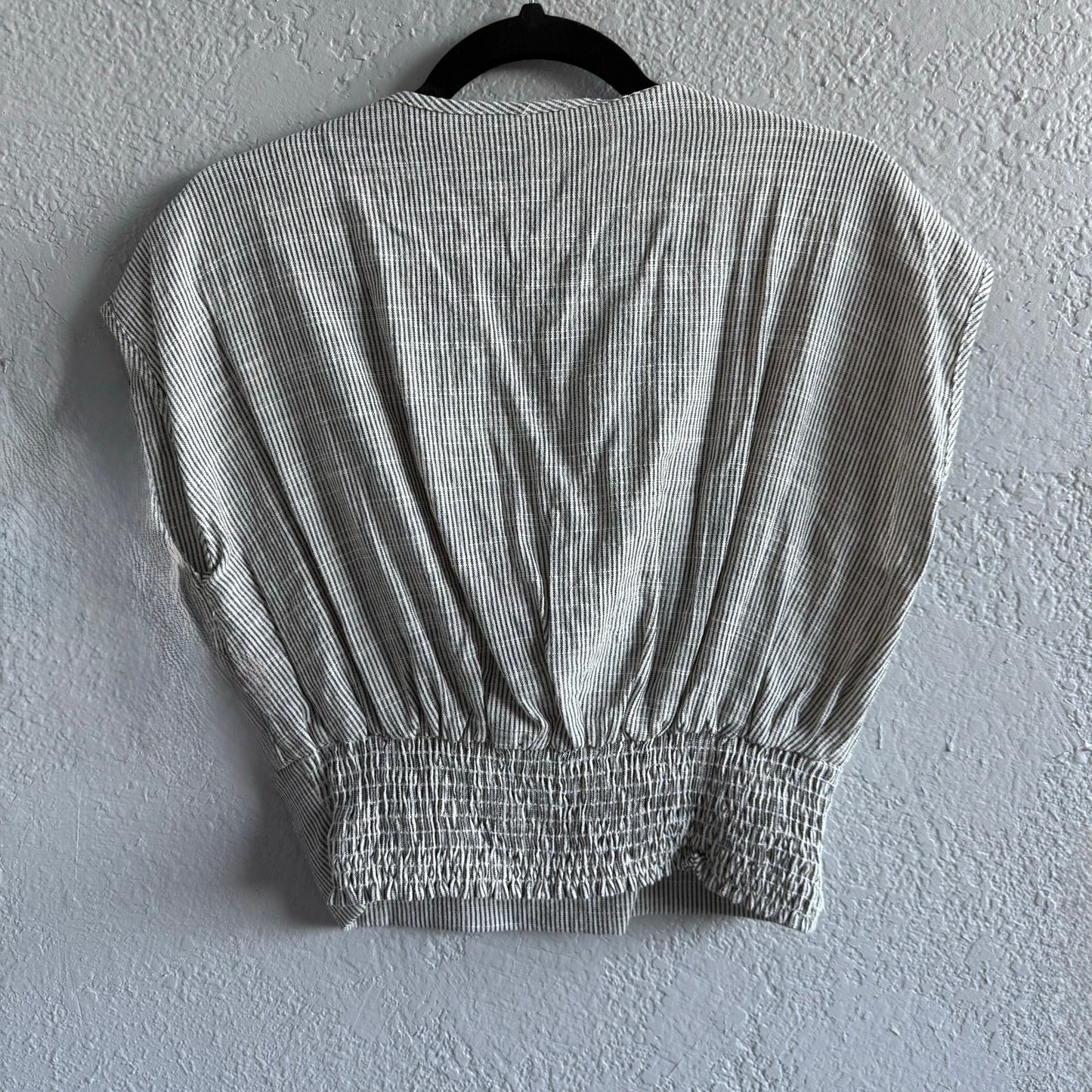 Renee C Striped Cropped Top - XL
