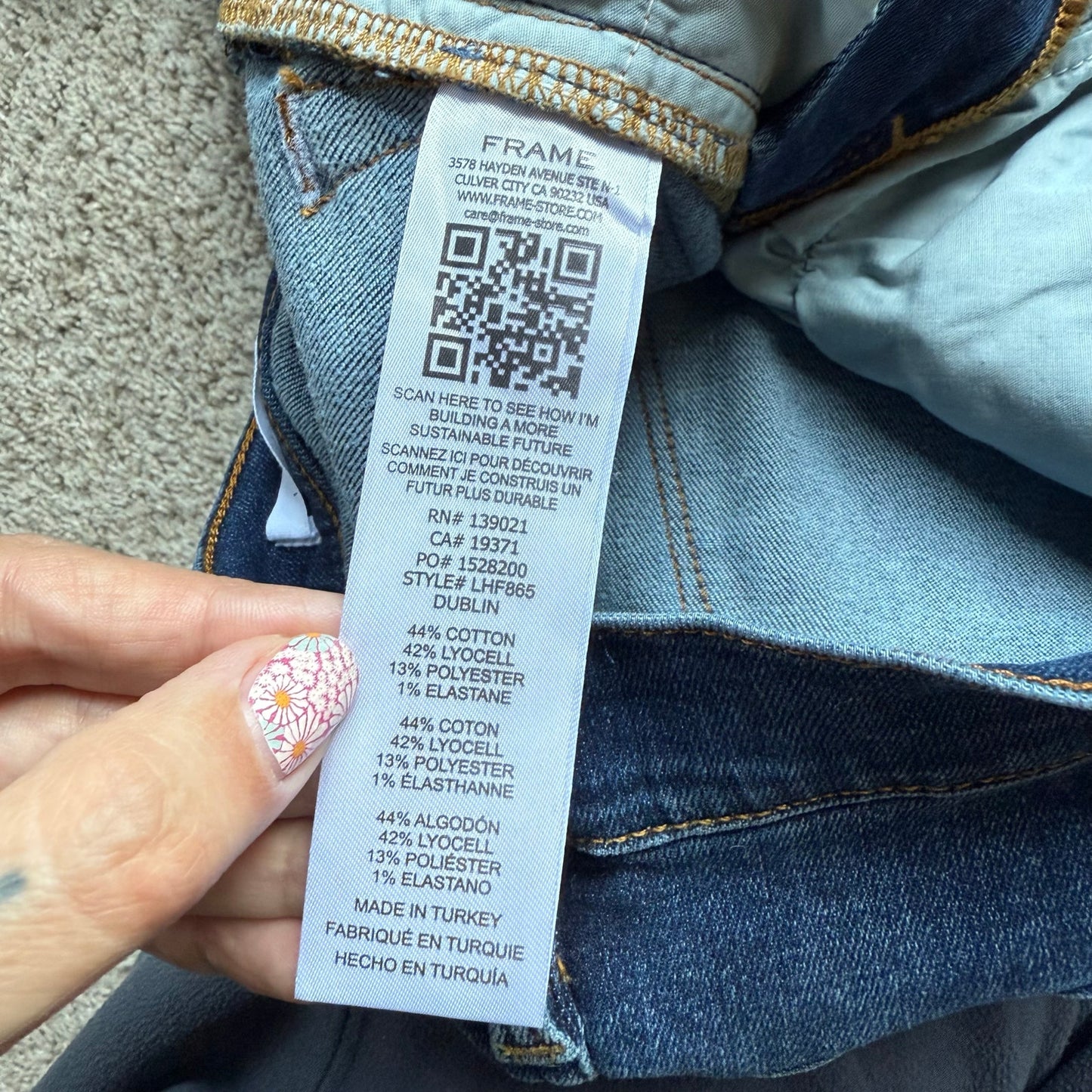 Frame Le High Flare Jeans - Size 25