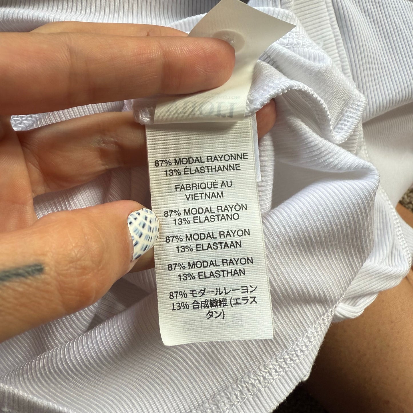 Vuori Fitted Polo Shirt in White - Size XS