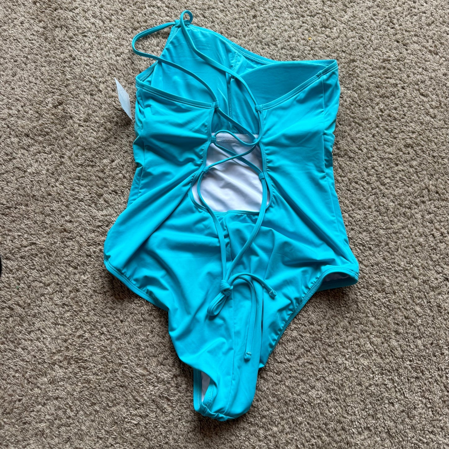 La Blanca One Piece Swimsuit in Teal - Size 12
