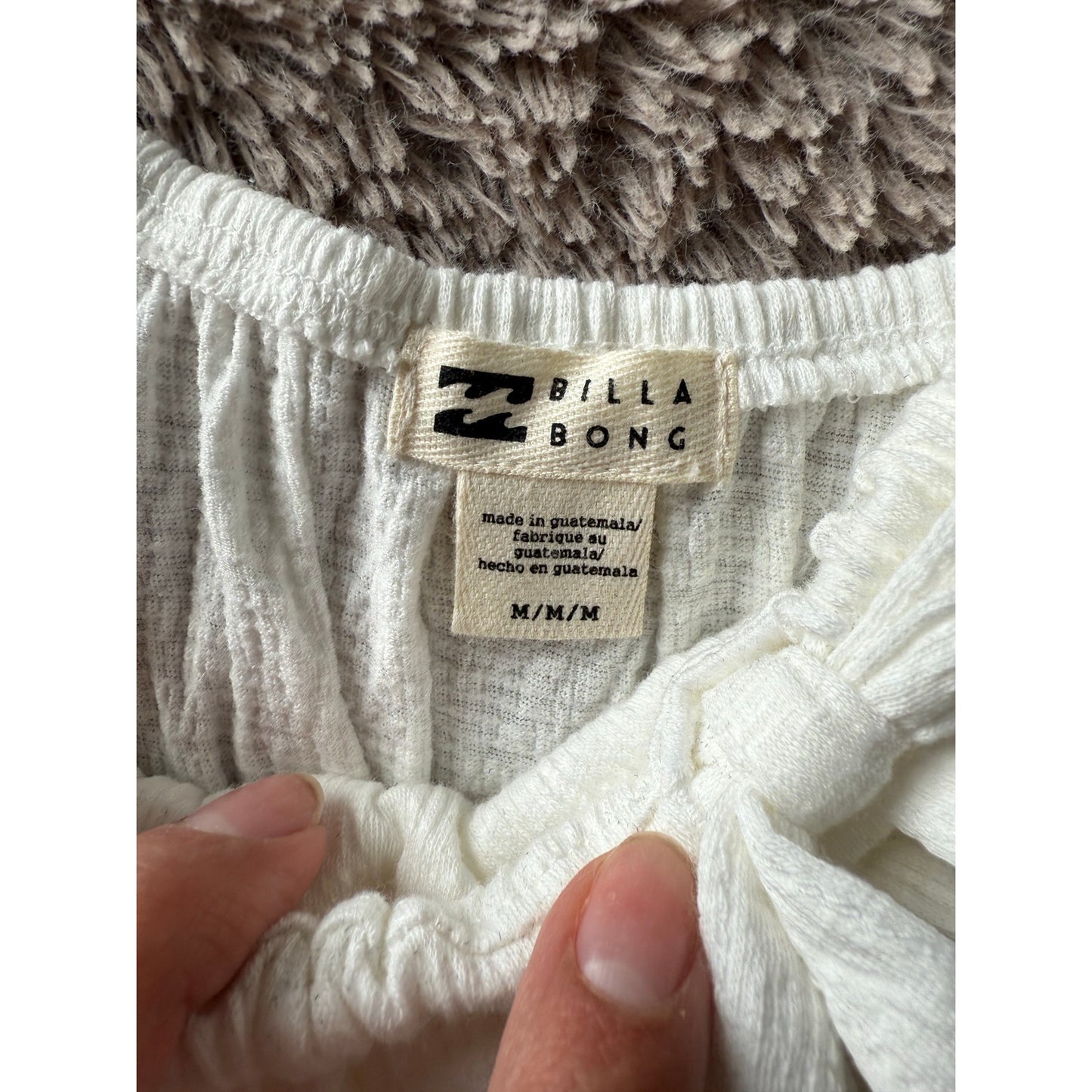 Billabong White Knit Dress - Size Small