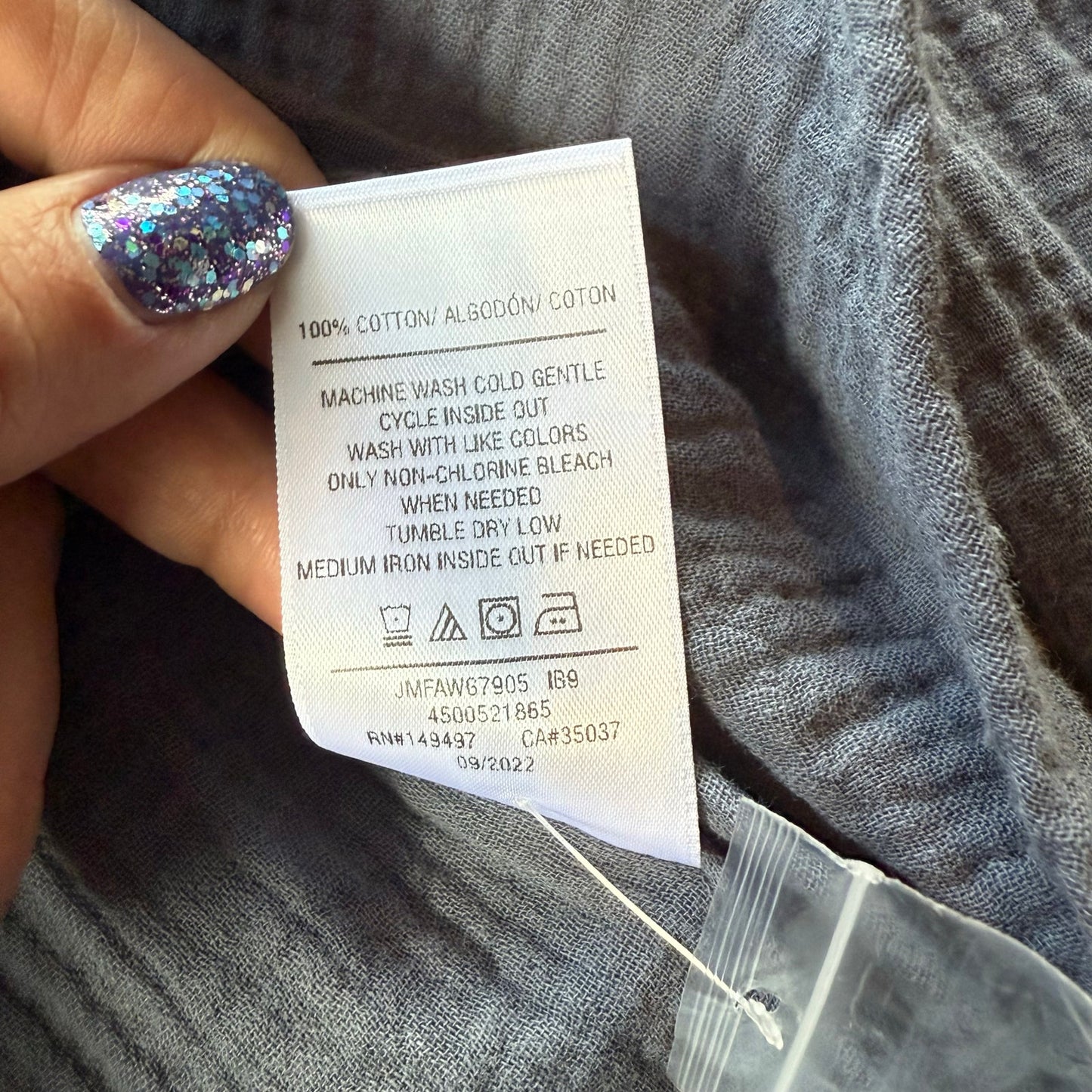 Joe’s Jeans Casual Button Down Shirt in Gray - Size XXL