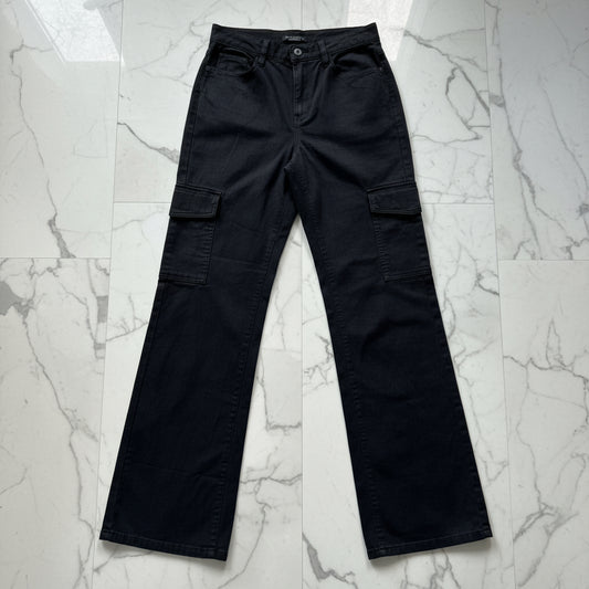 Sanctuary Classic Black Cargo Pants - Size 25