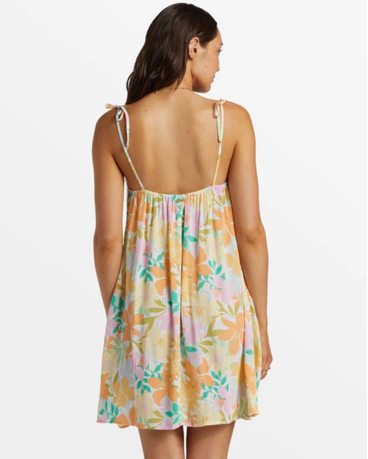 Billabong's Your Love Mini Floral Slip Dress - Size Medium