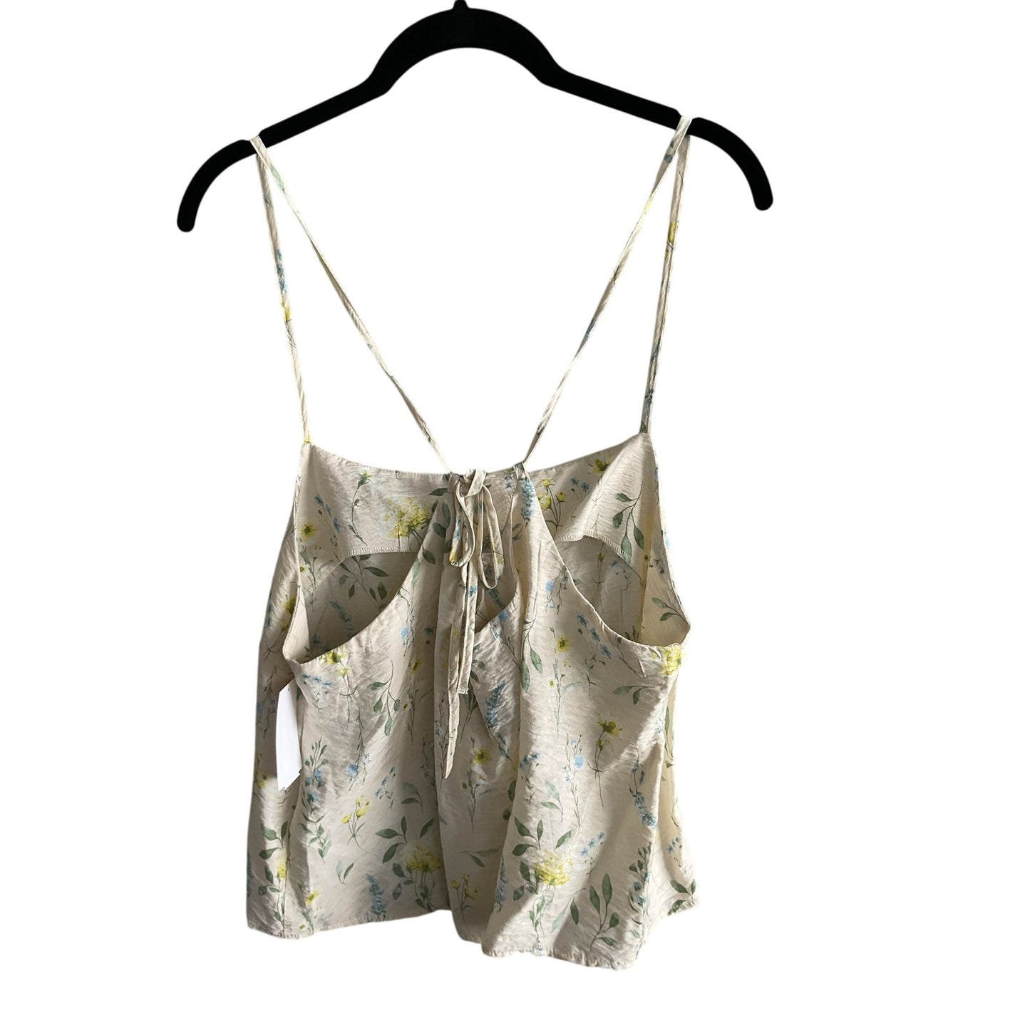 Vero Moda Josie Singlet Short Top - Cream Floral - XL - NWT