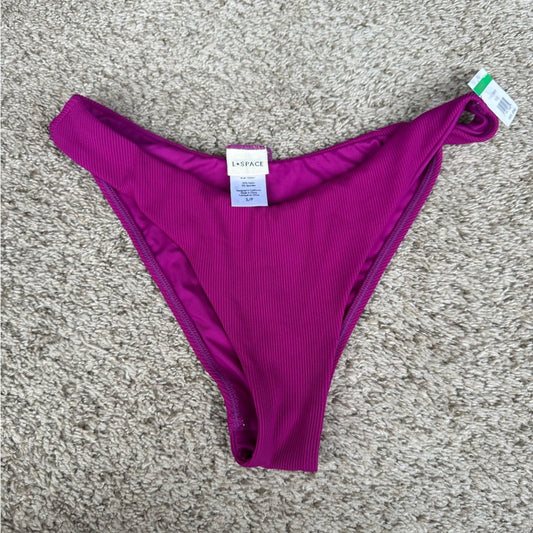 L*Space Magenta Bikini Bottom - Size Small