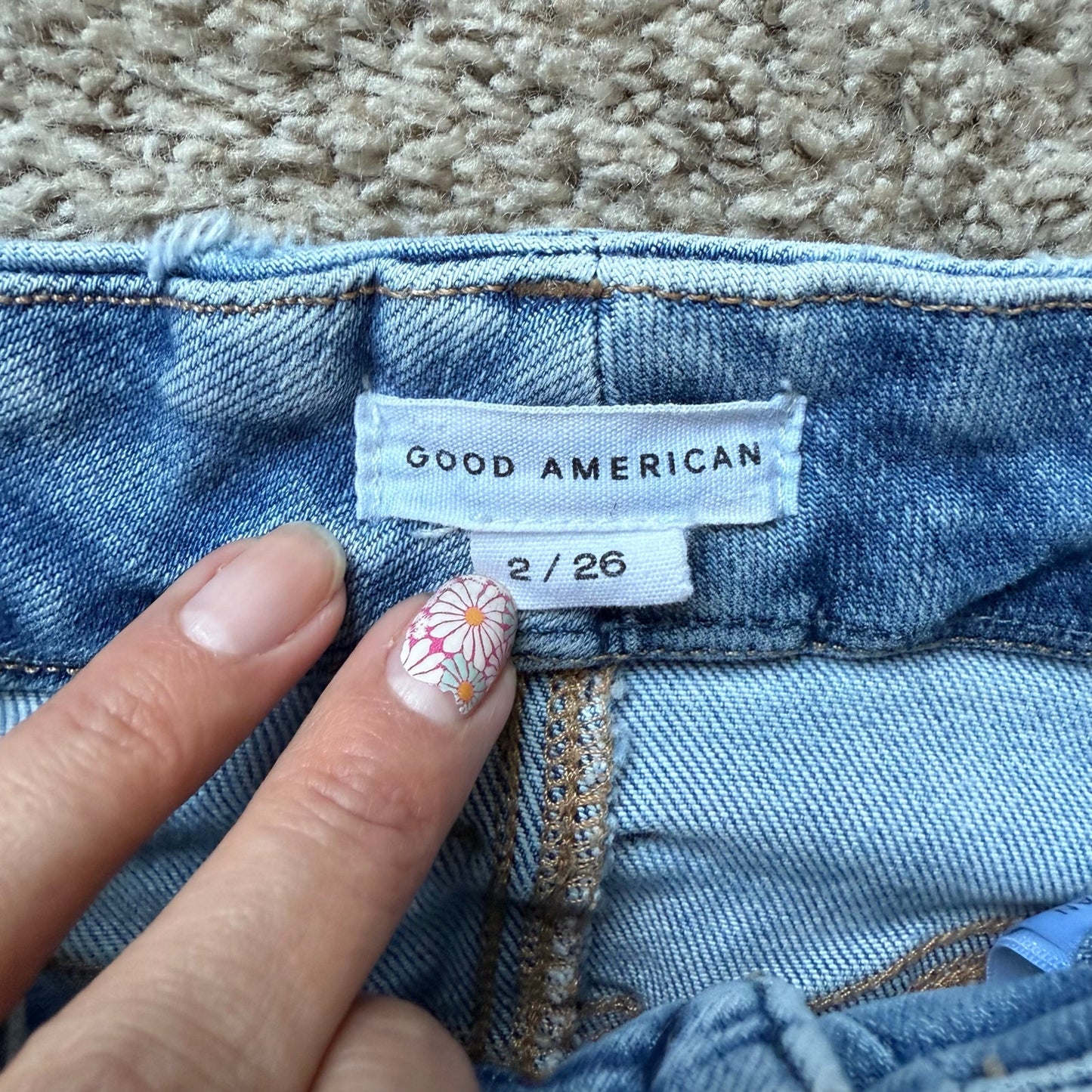 Good American Good Curve Straight Jeans - Size 2/26
