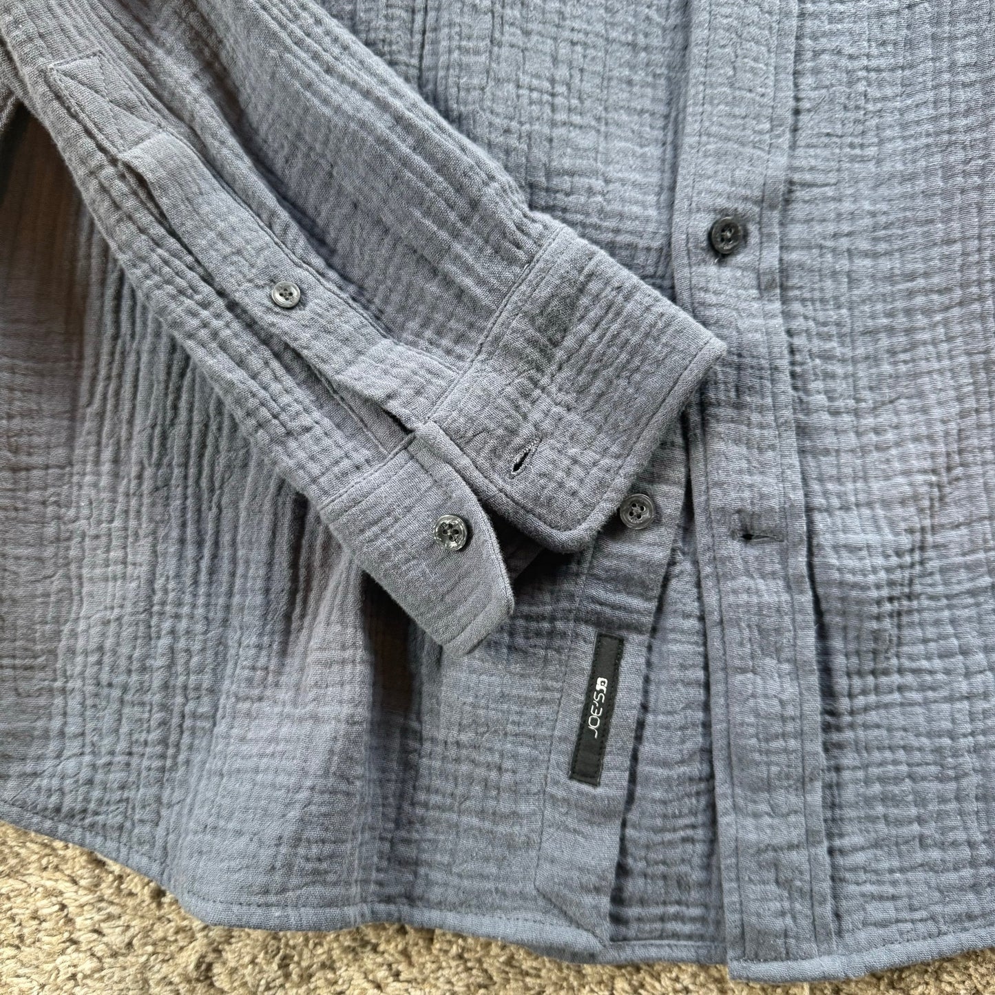 Joe’s Jeans Casual Button Down Shirt in Gray - Size XXL