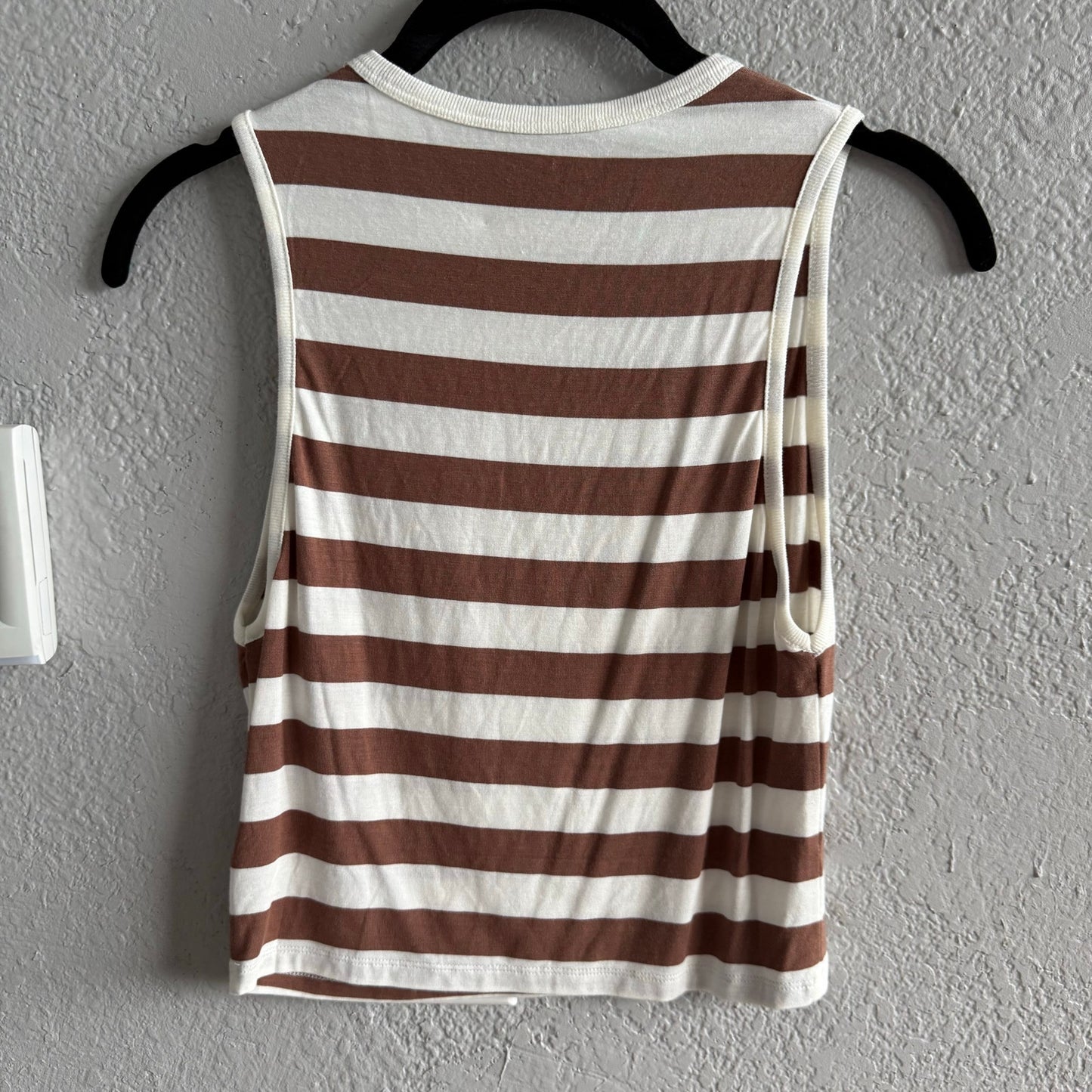 Alice & Olivia Andre fitted cropped tank - small
