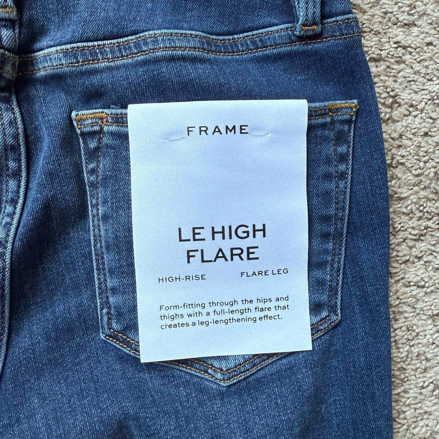 Frame Le High Flare Jeans - Size 25
