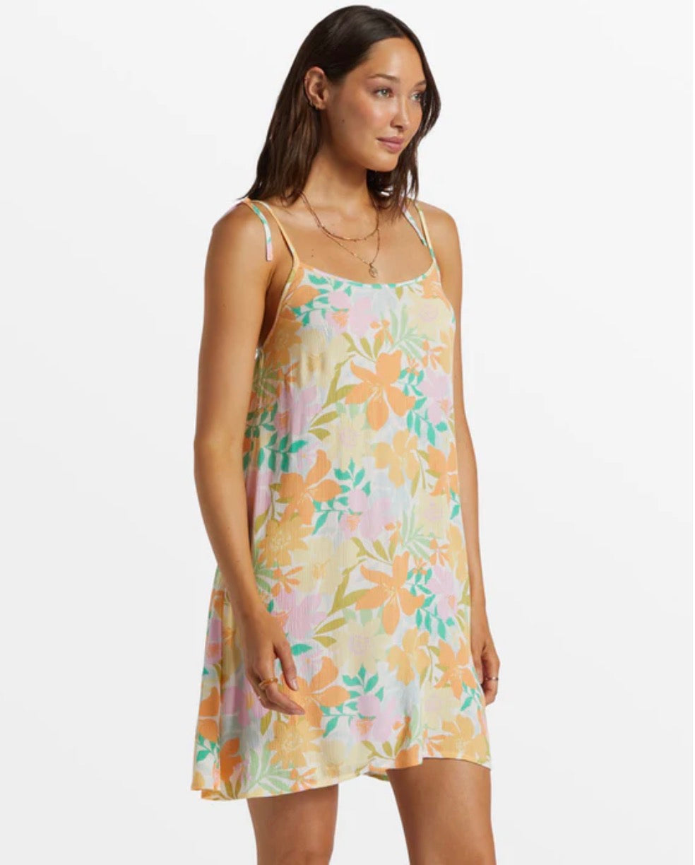 Billabong's Your Love Mini Floral Slip Dress - Size Small