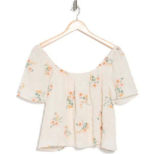 Melrose and Market Floral Top - Medium