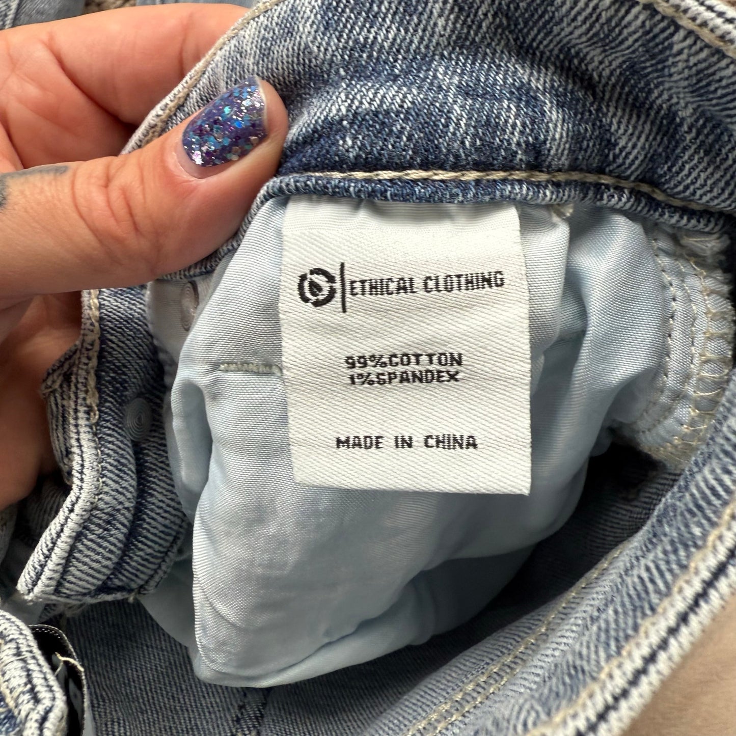 People Together Consuming Less Straight Leg Jeans - Size 25