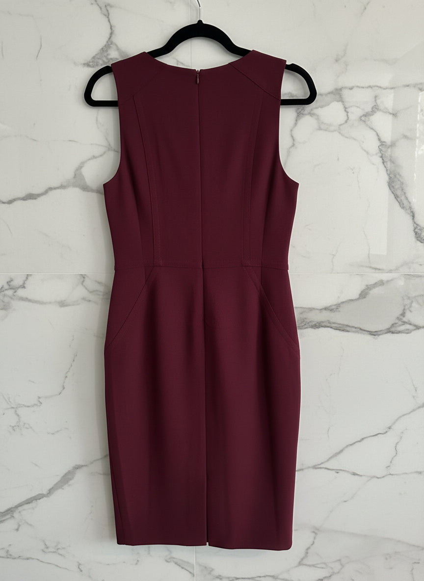 Trina Turk Rouge Dress in Burgundy - Size 4
