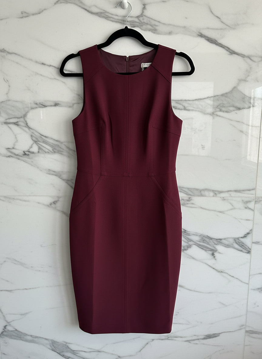 Trina Turk Rouge Dress in Burgundy - Size 4