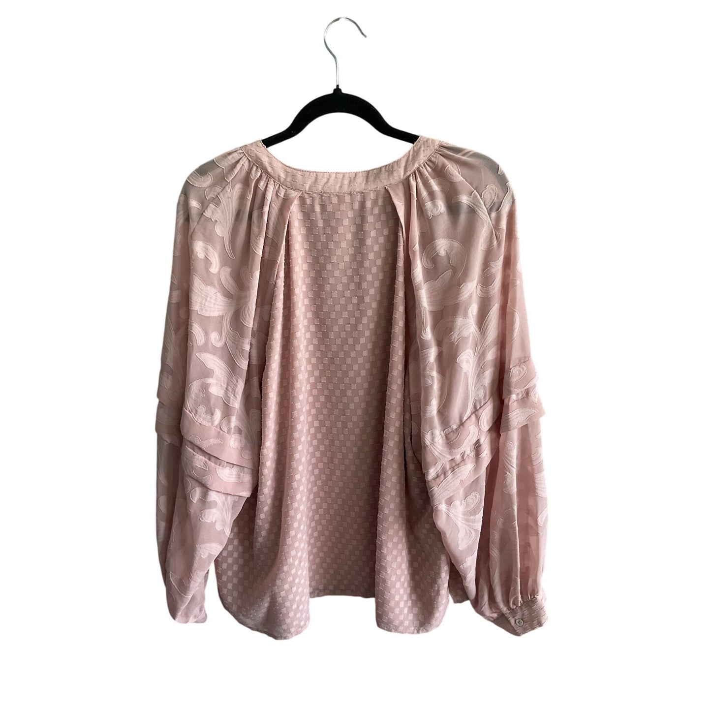 Raglan Sleeve V-Neck Top - Heavenly Pink - Vince Camuto - XL - MSRP $89