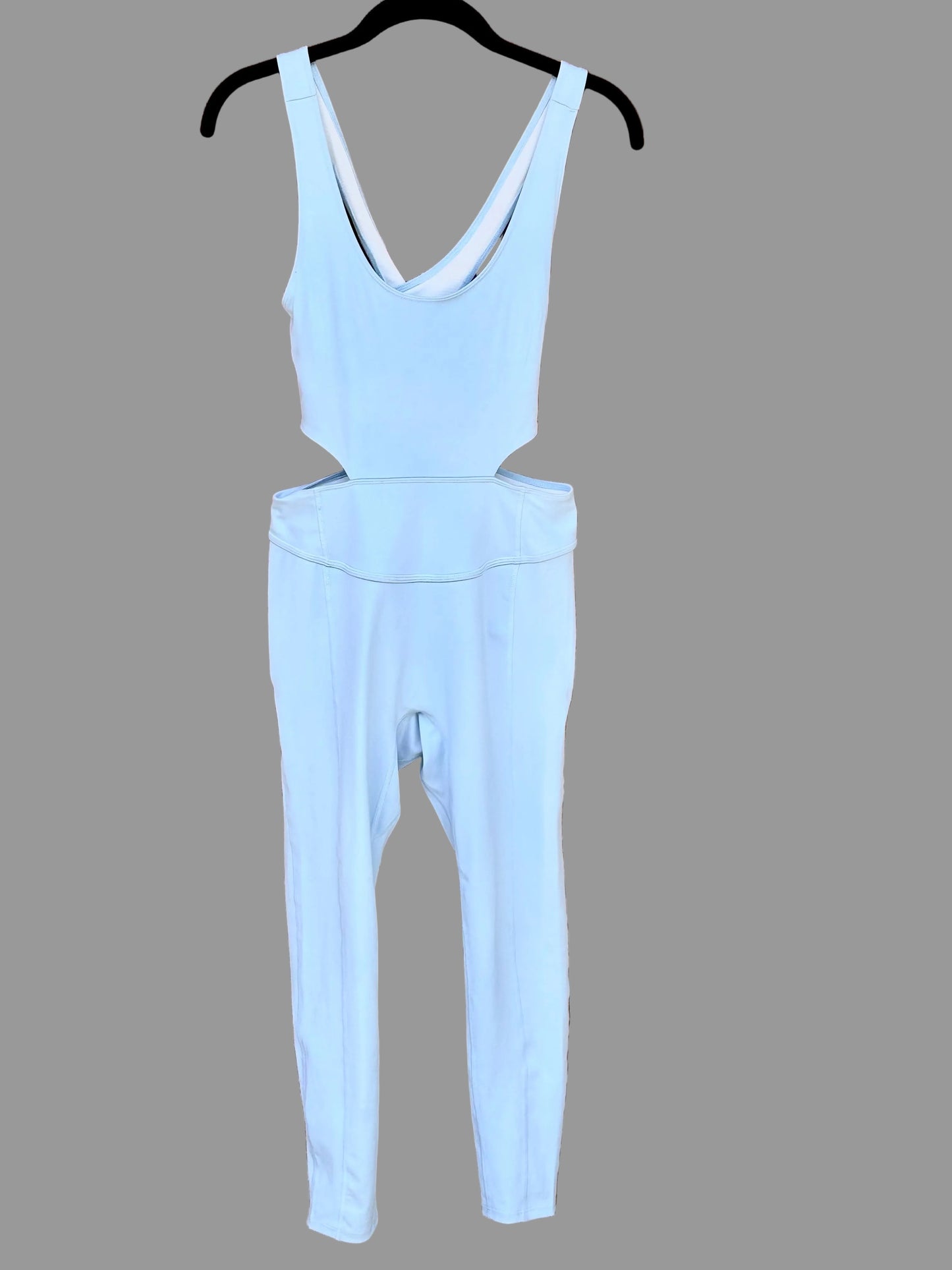 Free People Movement Back it Up Light Blue Jumpsuit - Size Small