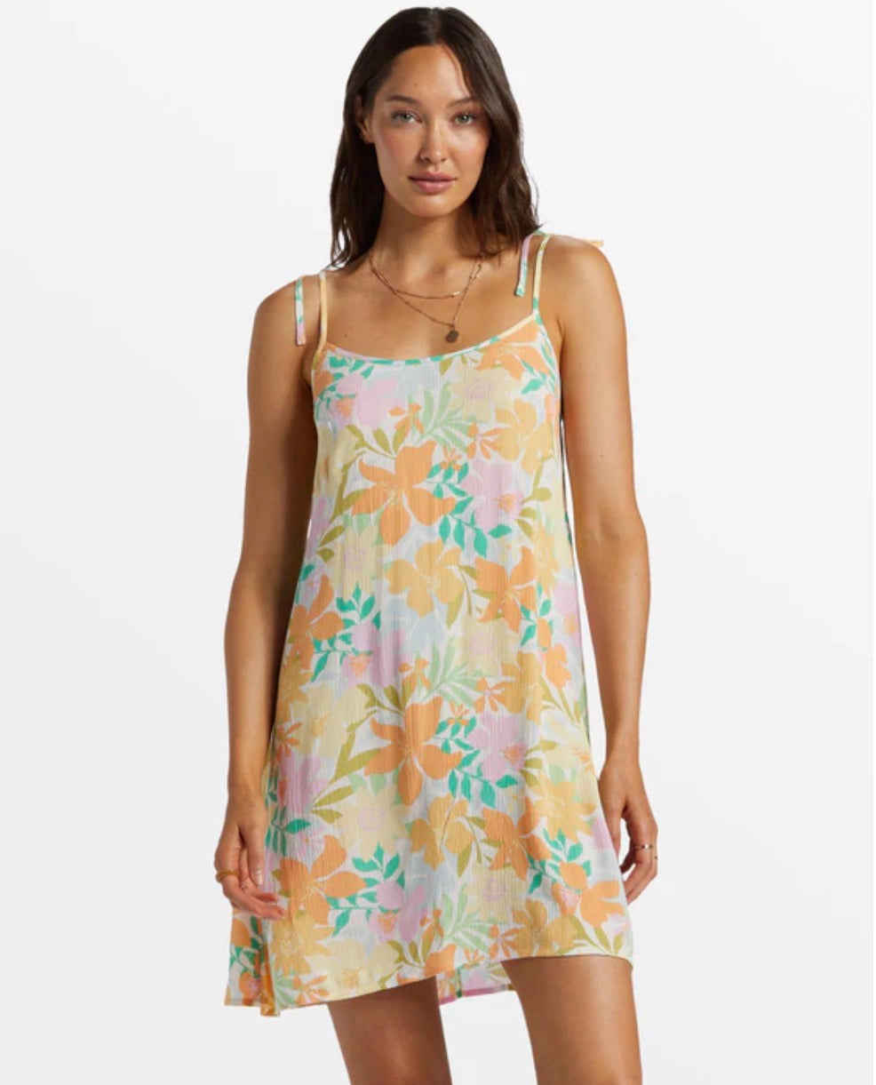Billabong's Your Love Mini Floral Slip Dress - Size Small