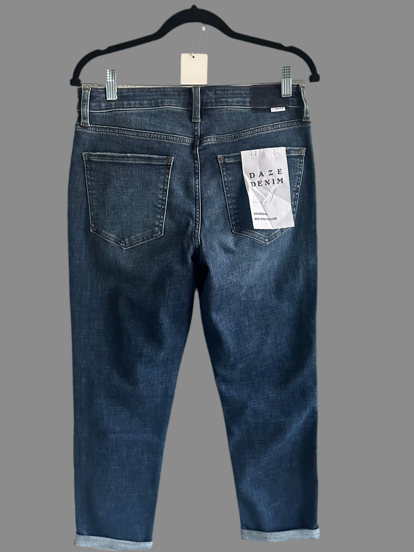 Daze Lovergirl Mid Rise Roller Jeans - Size 29” Waist