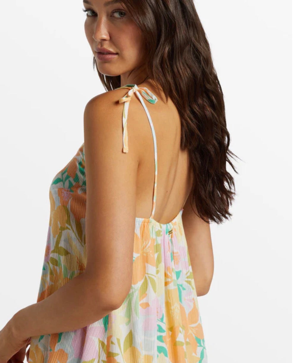 Billabong's Your Love Mini Floral Slip Dress - Size Small