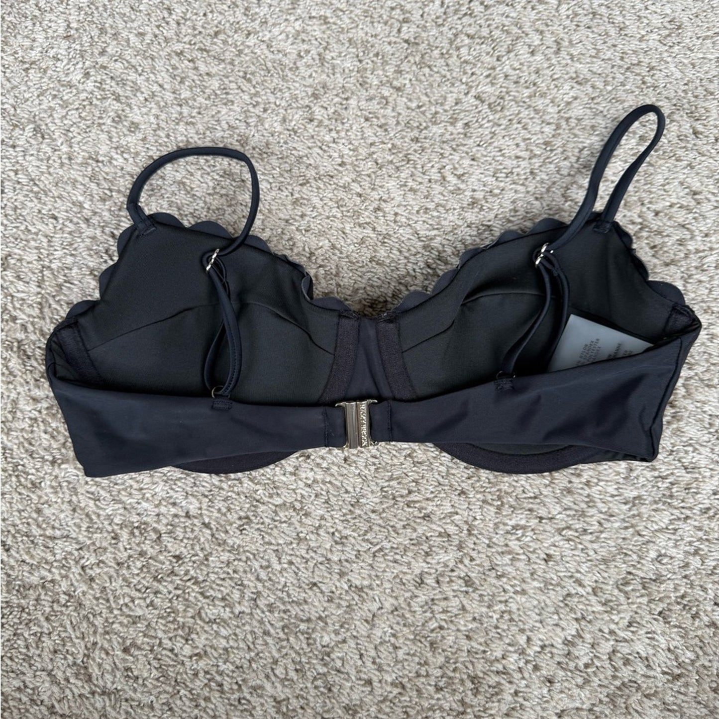 Elegant Black Underwire Swim Top by Ramy Brook - Size Medium