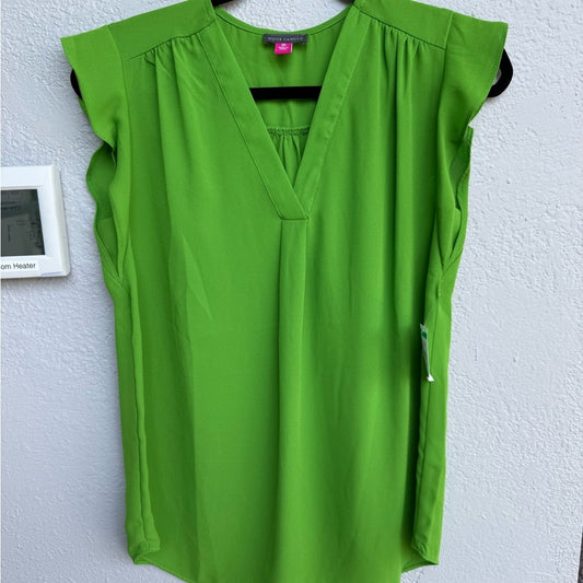 Vince Camuto Green Flutter Sleeve Tank Top - Size XS