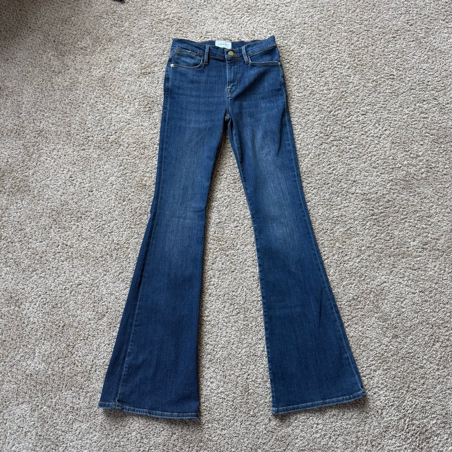 Frame Le High Flare Jeans - Size 25