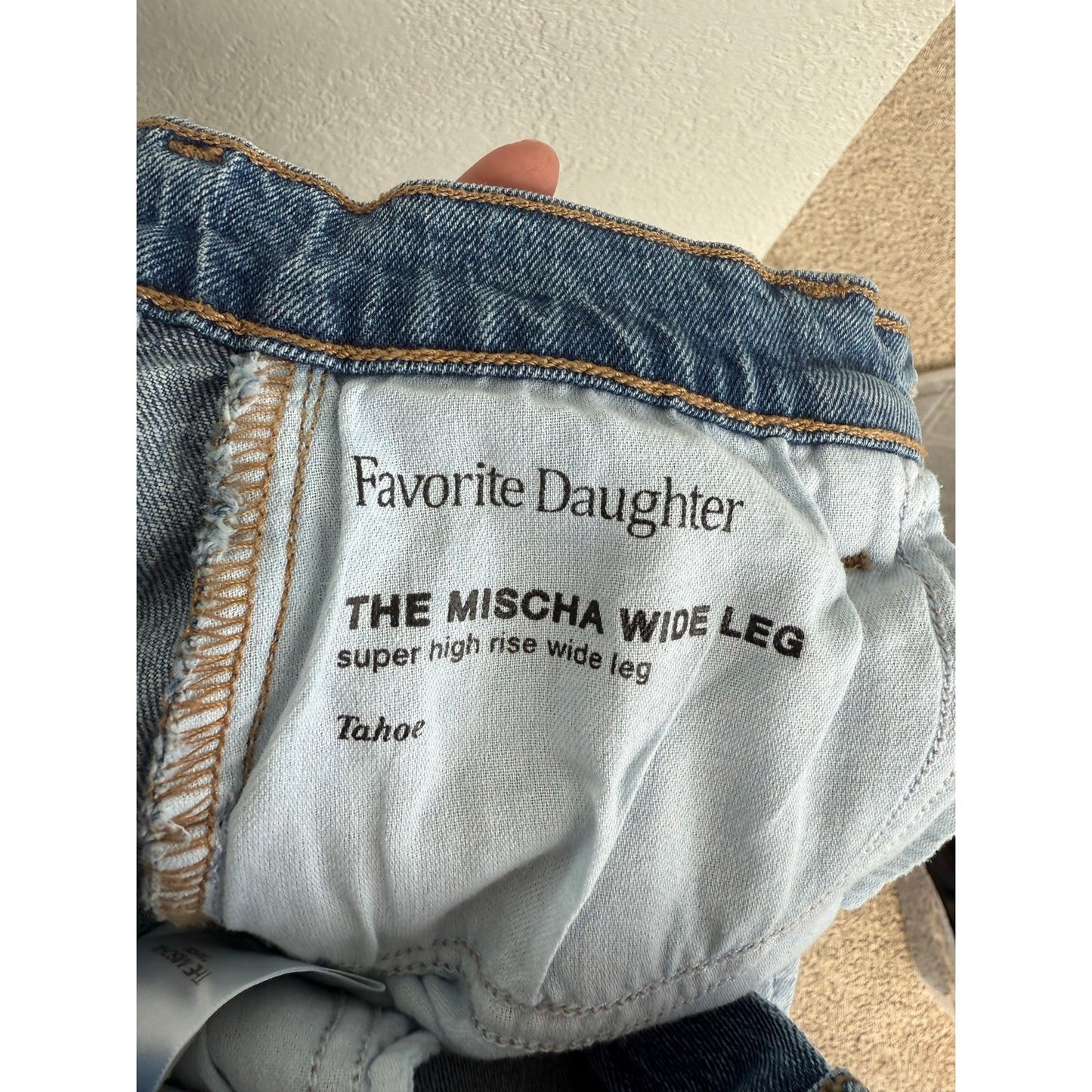 Favorite Daughter - Mischa Super High Waist Wide Leg Jeans - Size 25 - MSRP $218